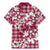 Hibiscus Pakala Royal Magenta Family Matching Mermaid Dress and Hawaiian Shirt Tropical Floral Stylized - Polynesian Pride