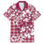 Hibiscus Pakala Royal Magenta Family Matching Tank Maxi Dress and Hawaiian Shirt Tropical Floral Stylized - Polynesian Pride