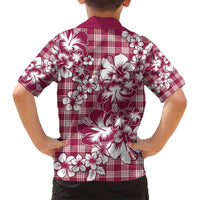 Hibiscus Pakala Royal Magenta Hawaiian Shirt Tropical Floral Stylized - Polynesian Pride