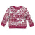 Hibiscus Pakala Royal Magenta Kid Ugly Christmas Sweater Tropical Floral Stylized - Polynesian Pride