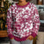 Hibiscus Pakala Royal Magenta Kid Ugly Christmas Sweater Tropical Floral Stylized - Polynesian Pride