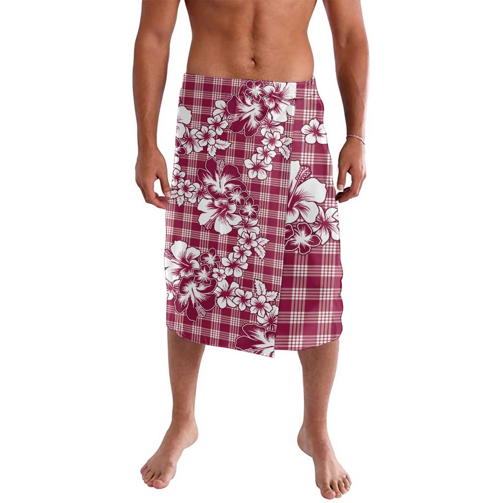 Hibiscus Pakala Royal Magenta Lavalava Tropical Floral Stylized - Polynesian Pride