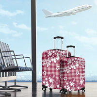 Hibiscus Pakala Royal Magenta Luggage Cover Tropical Floral Stylized - Polynesian Pride