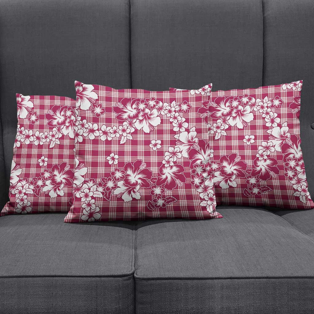 Hibiscus Pakala Royal Magenta Pillow Cover Tropical Floral Stylized - Polynesian Pride