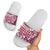 Hibiscus Pakala Royal Magenta Slide Sandals Tropical Floral Stylized - Polynesian Pride
