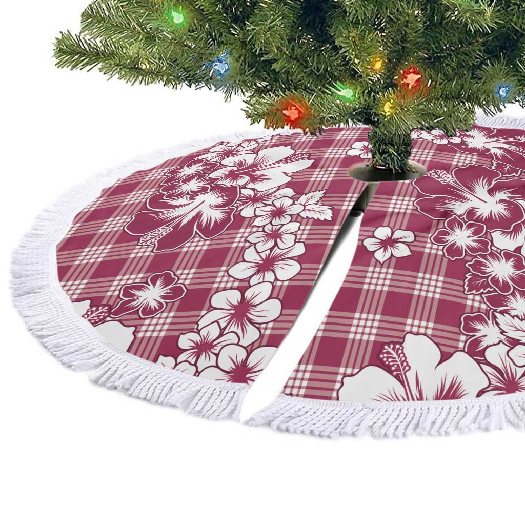 Hibiscus Pakala Royal Magenta Tree Skirt Tropical Floral Stylized LT01 - Polynesian Pride