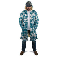 Hibiscus Pakala Ocean Depths Blue Cloak Tropical Floral Stylized - Polynesian Pride