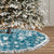 Hibiscus Pakala Ocean Depths Blue Tree Skirt Tropical Floral Stylized - Polynesian Pride