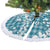 Hibiscus Pakala Ocean Depths Blue Tree Skirt Tropical Floral Stylized - Polynesian Pride