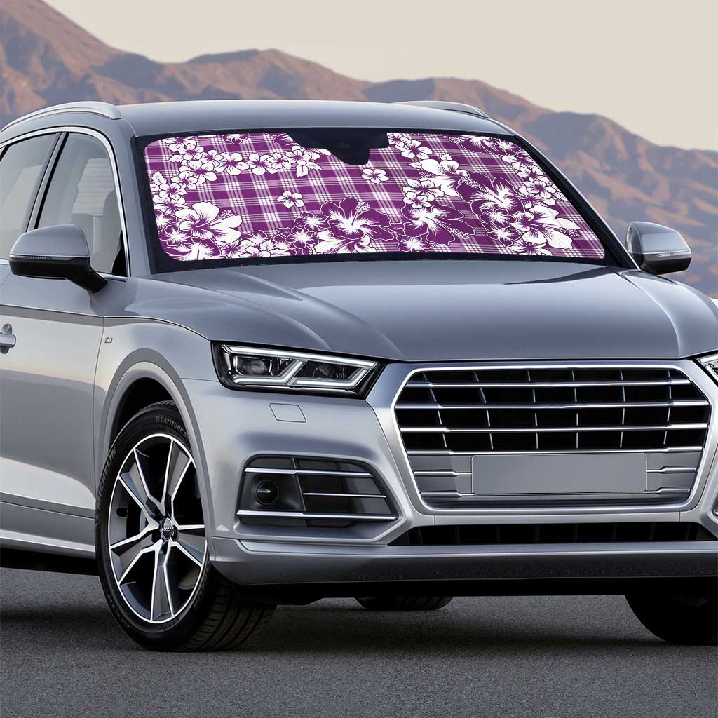 Hibiscus Pakala Sweetie Purple Auto Sun Shade Tropical Floral Stylized - Polynesian Pride