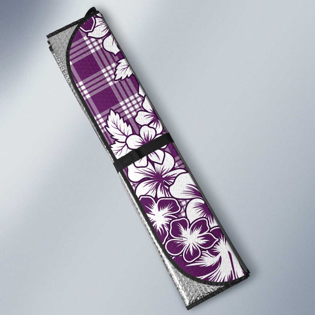 Hibiscus Pakala Sweetie Purple Auto Sun Shade Tropical Floral Stylized - Polynesian Pride