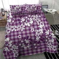 Hibiscus Pakala Sweetie Purple Bedding Set Tropical Floral Stylized - Polynesian Pride