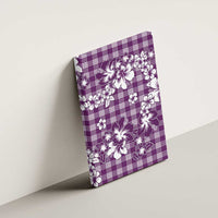 Hibiscus Pakala Sweetie Purple Canvas Wall Art Tropical Floral Stylized - Polynesian Pride