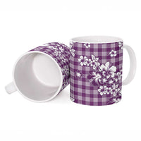 Hibiscus Pakala Sweetie Purple Ceramic Mug Tropical Floral Stylized - Polynesian Pride