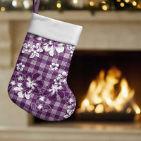 Hibiscus Pakala Sweetie Purple Christmas Stocking Tropical Floral Stylized - Polynesian Pride