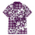 Hibiscus Pakala Sweetie Purple Family Matching Mermaid Dress and Hawaiian Shirt Tropical Floral Stylized - Polynesian Pride