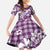 Hibiscus Pakala Sweetie Purple Family Matching Puletasi and Hawaiian Shirt Tropical Floral Stylized - Polynesian Pride