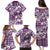 Hibiscus Pakala Sweetie Purple Family Matching Puletasi and Hawaiian Shirt Tropical Floral Stylized - Polynesian Pride