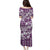 Hibiscus Pakala Sweetie Purple Family Matching Puletasi and Hawaiian Shirt Tropical Floral Stylized - Polynesian Pride