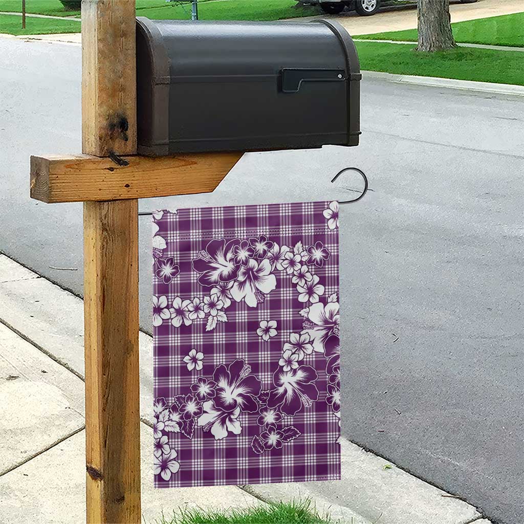 Hibiscus Pakala Sweetie Purple Garden Flag Tropical Floral Stylized - Polynesian Pride