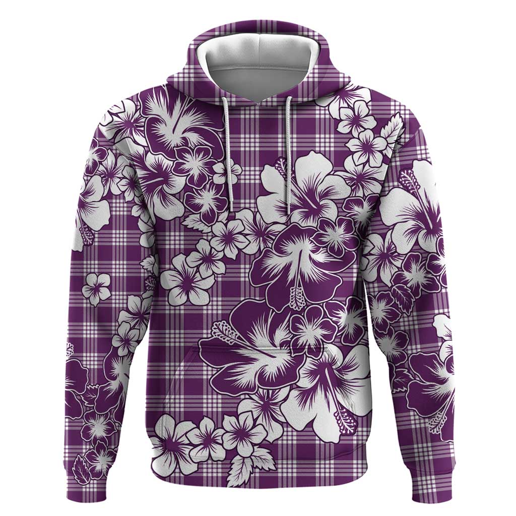 Hibiscus Pakala Sweetie Purple Hoodie Tropical Floral Stylized - Polynesian Pride