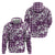 Hibiscus Pakala Sweetie Purple Hoodie Tropical Floral Stylized - Polynesian Pride