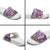 Hibiscus Pakala Sweetie Purple Slide Sandals Tropical Floral Stylized - Polynesian Pride