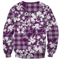 Hibiscus Pakala Sweetie Purple Sweatshirt Tropical Floral Stylized - Polynesian Pride