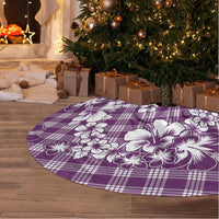 Hibiscus Pakala Sweetie Purple Tree Skirt Tropical Floral Stylized LT01 - Polynesian Pride