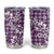 Hibiscus Pakala Sweetie Purple Tumbler Cup Tropical Floral Stylized - Polynesian Pride