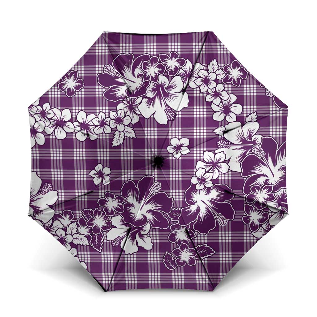 Hibiscus Pakala Sweetie Purple Umbrella Tropical Floral Stylized - Polynesian Pride
