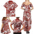 Hibiscus Pakala Fantasy Red Family Matching Summer Maxi Dress and Hawaiian Shirt Tropical Floral Stylized - Polynesian Pride