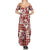 Hibiscus Pakala Fantasy Red Family Matching Summer Maxi Dress and Hawaiian Shirt Tropical Floral Stylized - Polynesian Pride