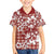 Hibiscus Pakala Fantasy Red Family Matching Tank Maxi Dress and Hawaiian Shirt Tropical Floral Stylized - Polynesian Pride