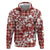 Hibiscus Pakala Fantasy Red Hoodie Tropical Floral Stylized - Polynesian Pride