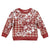 Hibiscus Pakala Fantasy Red Kid Ugly Christmas Sweater Tropical Floral Stylized - Polynesian Pride