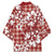 Hibiscus Pakala Fantasy Red Kimono Tropical Floral Stylized - Polynesian Pride