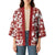 Hibiscus Pakala Fantasy Red Kimono Tropical Floral Stylized - Polynesian Pride