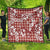 Hibiscus Pakala Fantasy Red Quilt Tropical Floral Stylized - Polynesian Pride