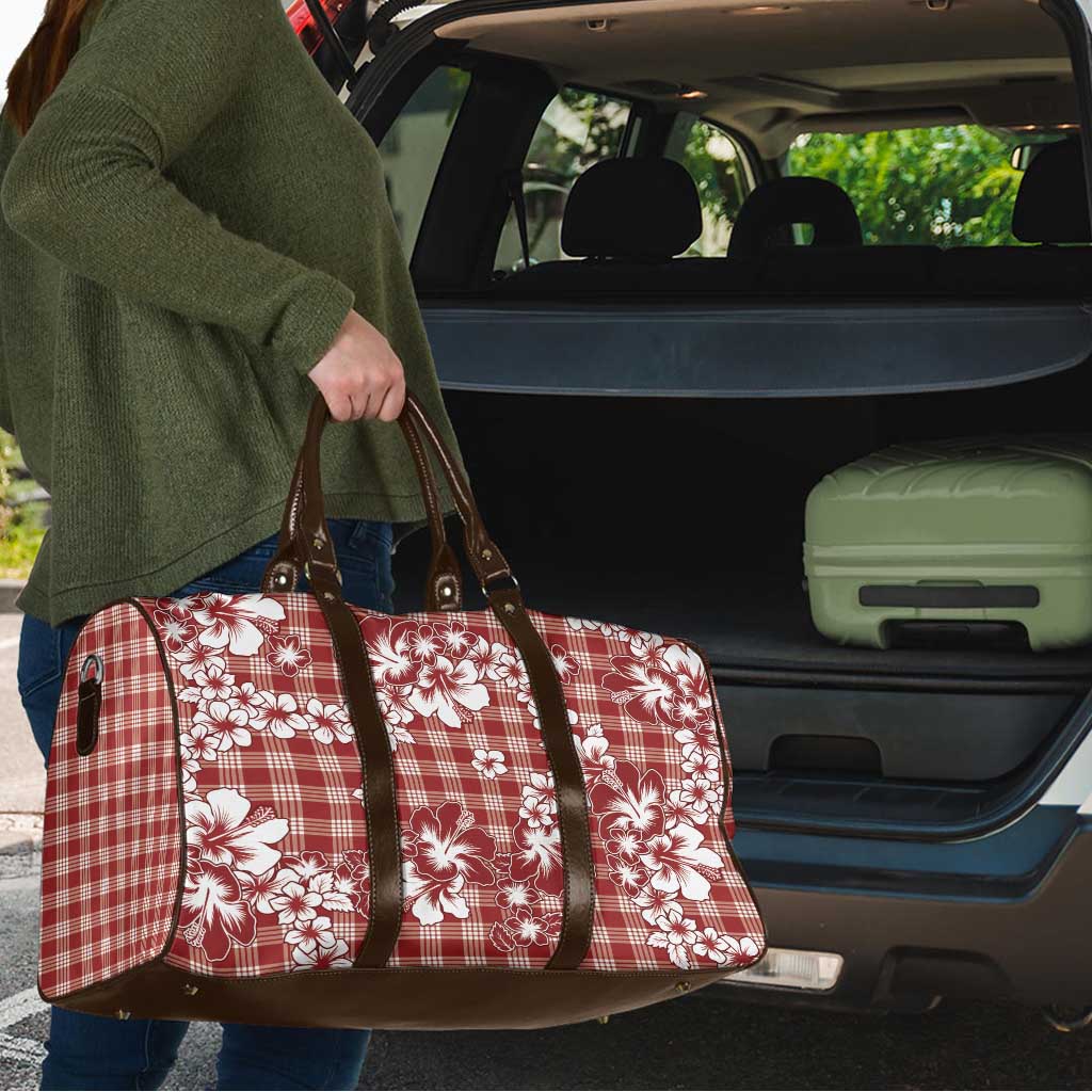 Hibiscus Pakala Fantasy Red Travel Bag Tropical Floral Stylized - Polynesian Pride