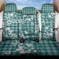 Hibiscus Pakala Aqua Teal Back Car Seat Cover Tropical Floral Stylized - Polynesian Pride