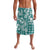 Hibiscus Pakala Aqua Teal Lavalava Tropical Floral Stylized - Polynesian Pride