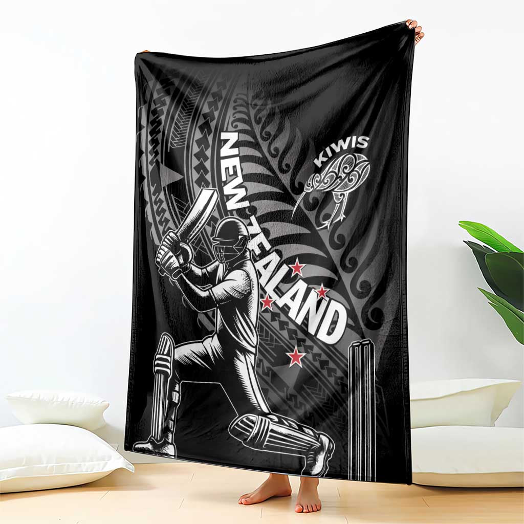 New Zealand Cricket Blanket Maori Kiwi Black Fern LT01 - Polynesian Pride