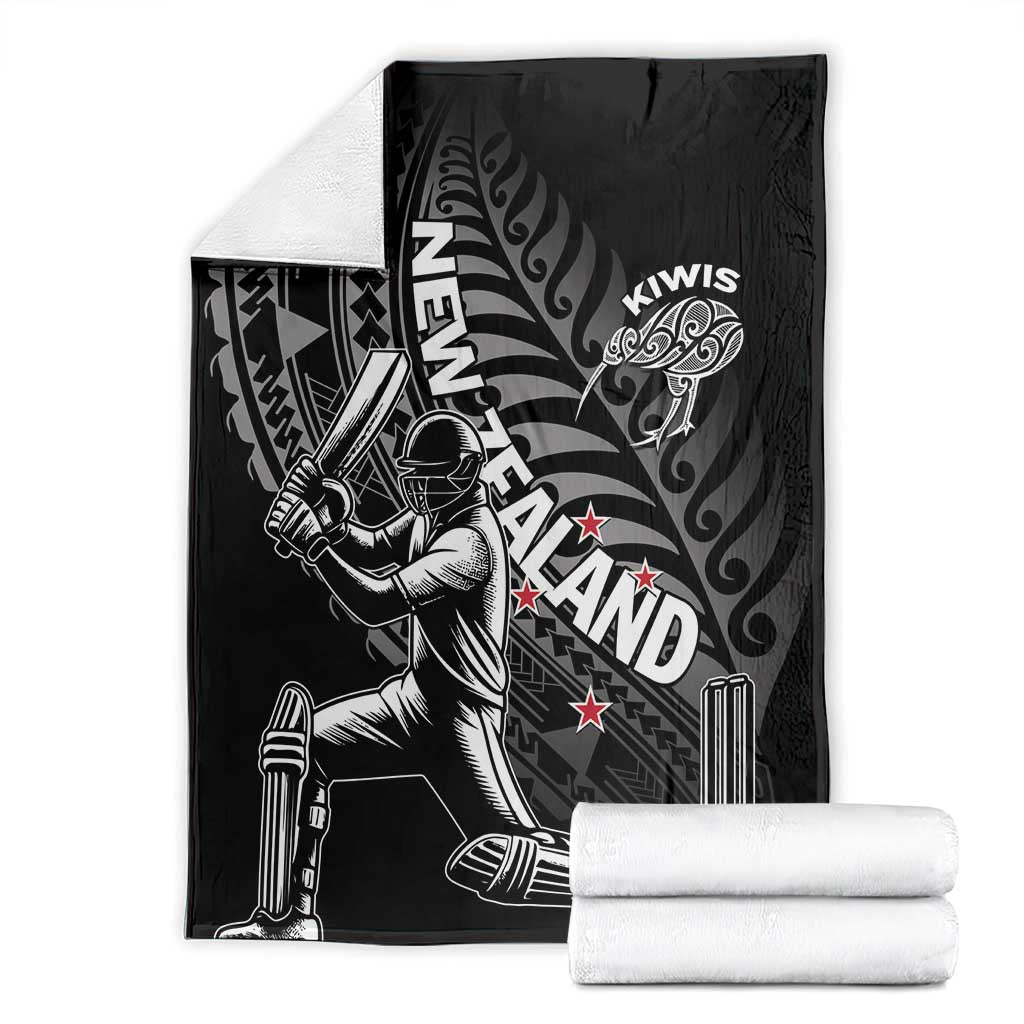 New Zealand Cricket Blanket Maori Kiwi Black Fern LT01 - Polynesian Pride