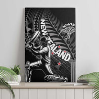 New Zealand Cricket Canvas Wall Art Maori Kiwi Black Fern LT01 - Polynesian Pride