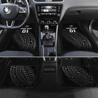 New Zealand Cricket Car Mats Maori Kiwi Black Fern LT01 Set 4pcs Black - Polynesian Pride