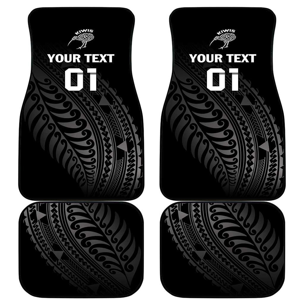 New Zealand Cricket Car Mats Maori Kiwi Black Fern LT01 - Polynesian Pride