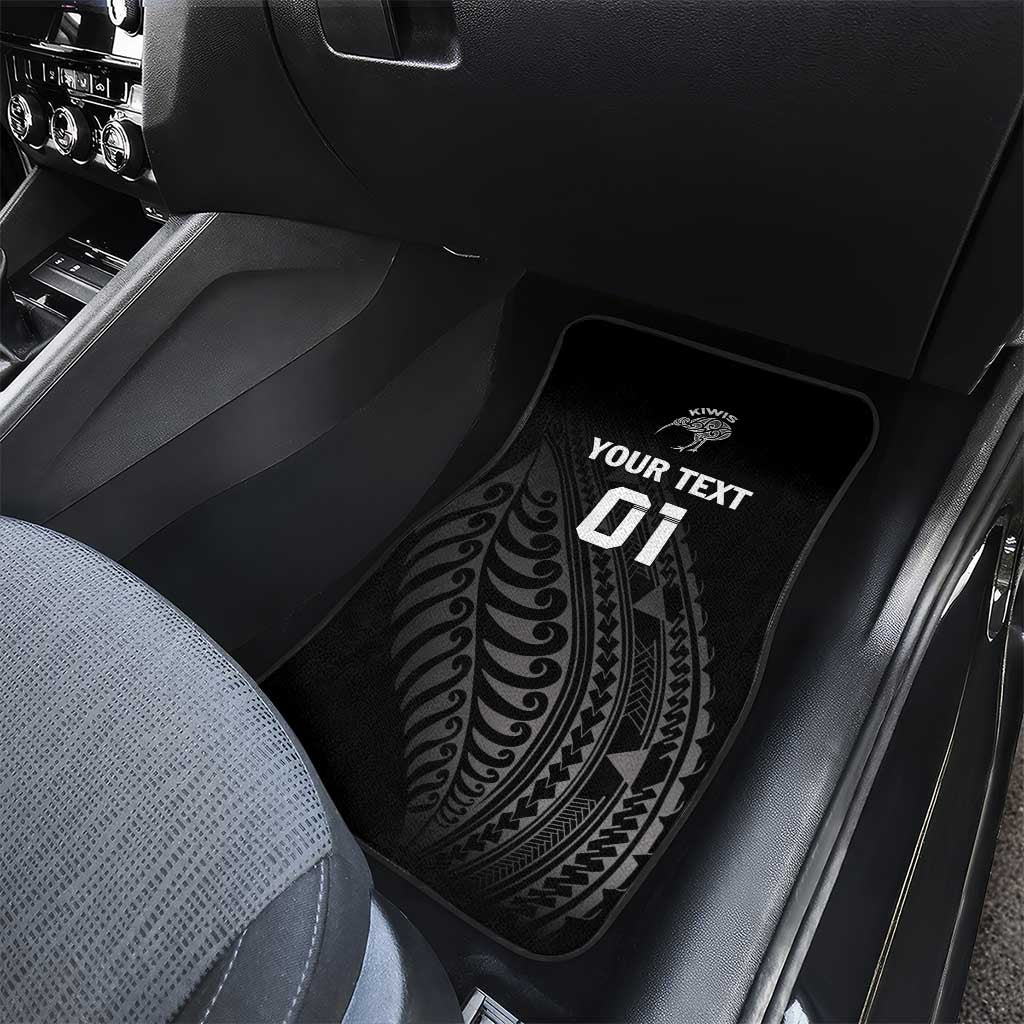 New Zealand Cricket Car Mats Maori Kiwi Black Fern LT01 - Polynesian Pride