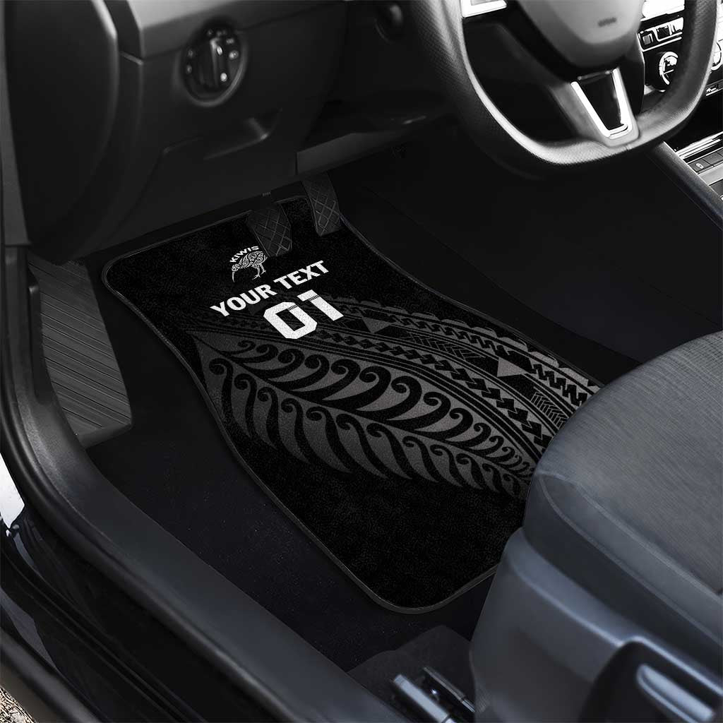 New Zealand Cricket Car Mats Maori Kiwi Black Fern LT01 - Polynesian Pride