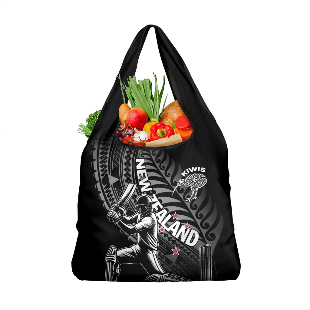 New Zealand Cricket Grocery Bag Maori Kiwi Black Fern LT01 1-pack One Size Black - Polynesian Pride
